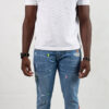 V33ML JUICE JEANS STONED BLUE