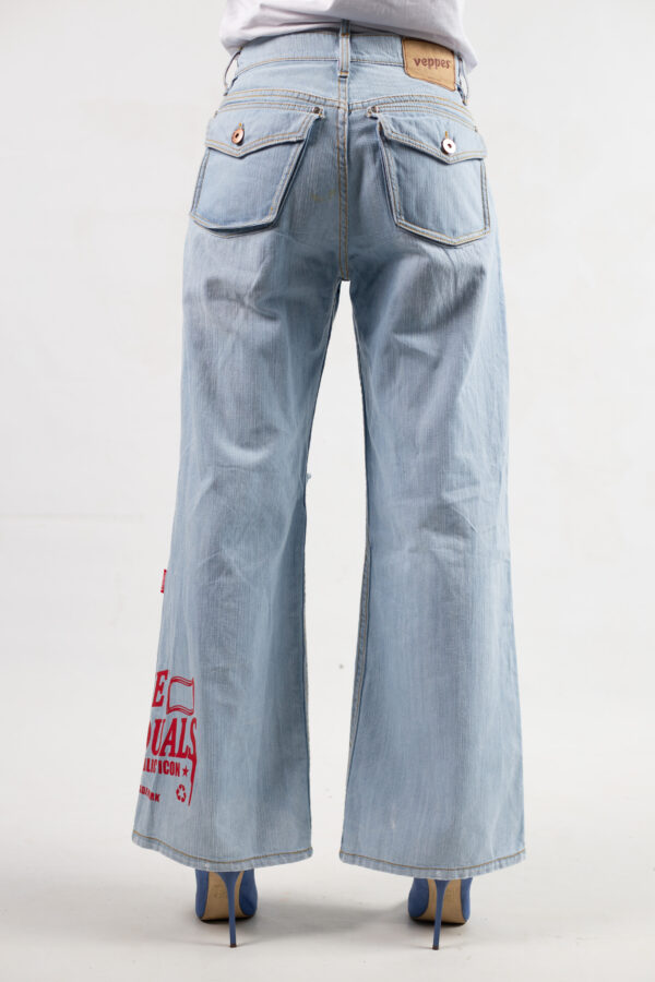 V-77 WIDE LEG GRAFFITTI