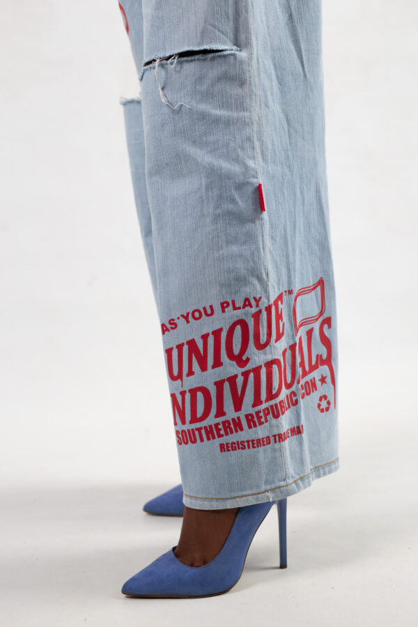 V-77 WIDE LEG GRAFFITTI